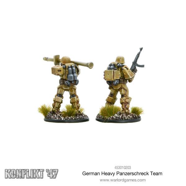 German Heavy Panzerschreck Team - Infanterie - Warlord Games - 453010203
