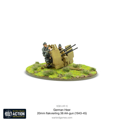 German Heer 20mm flakvierling 38 AA-gun (1943-45)
