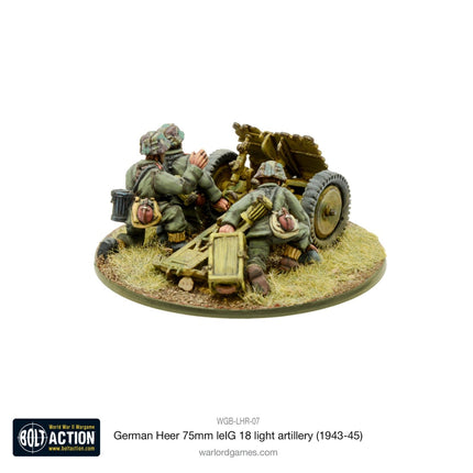 German Heer 75mm leIG 18 Light Artillery (1943 - 45) - Artillerie - Warlord Games - WGB-LHR-07