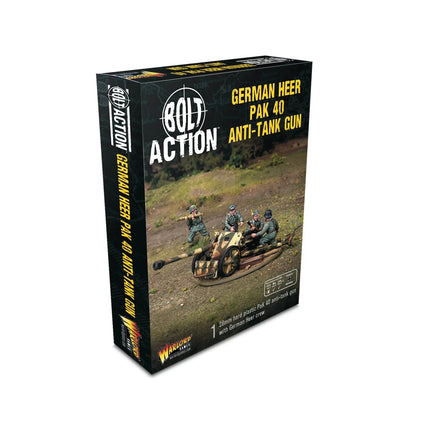 German Heer Pak 40 7,5cm Panzerabwehrkanone - Artillerie - Warlord Games - 402012057