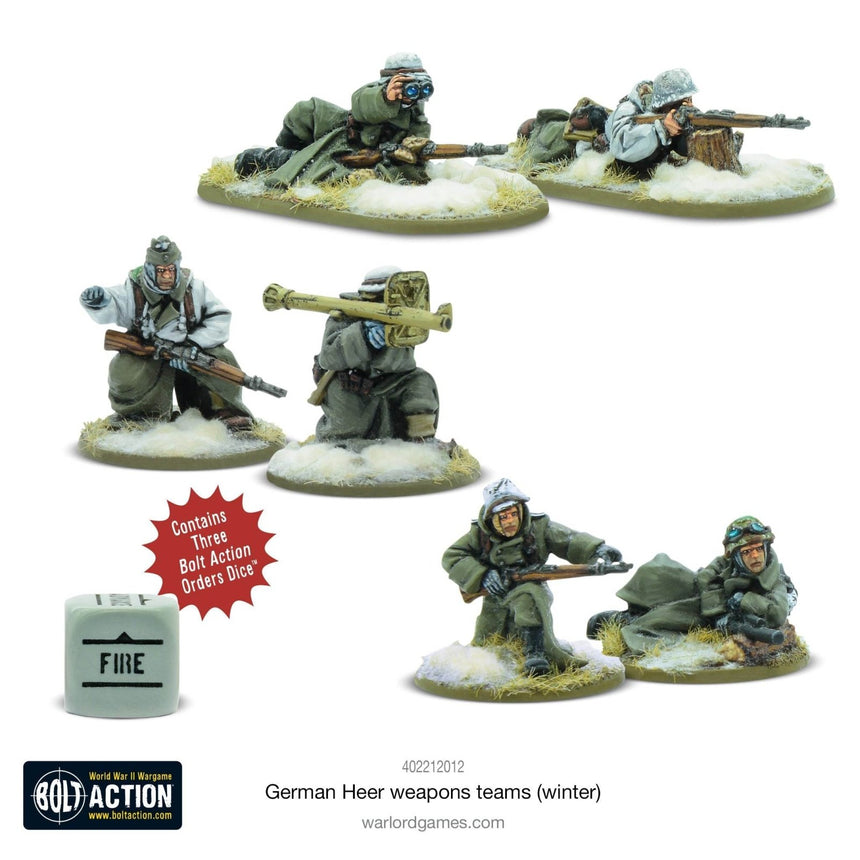 German Heer (Winter) Weapons Teams - Infanterie - Warlord Games - 402212012