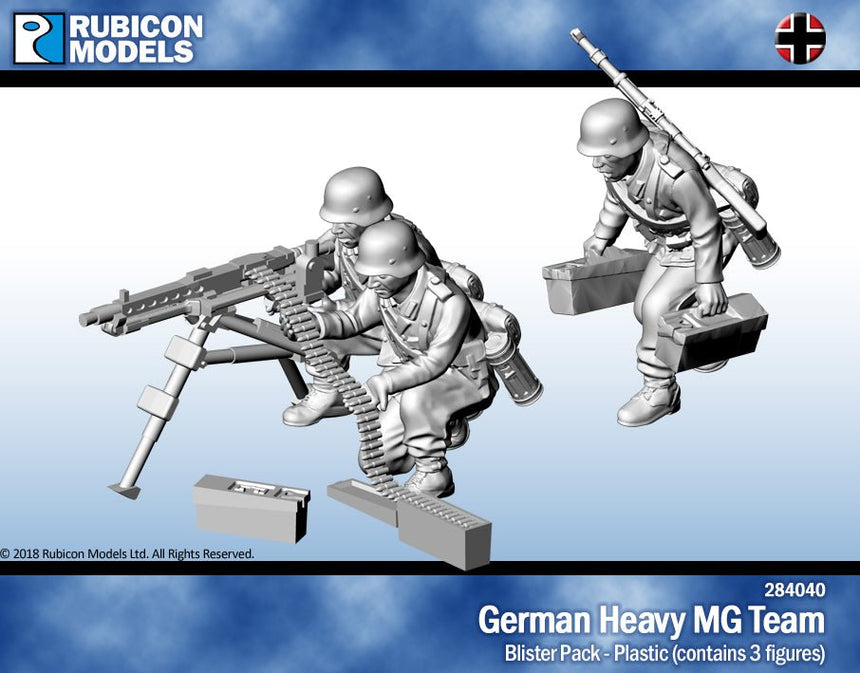 German HMG Team - Infanterie - Rubicon Models UK Ltd - 284040