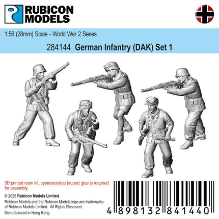 German Infantry (DAK) - Set 1 - Infanterie - Rubicon Models UK Ltd - 284144