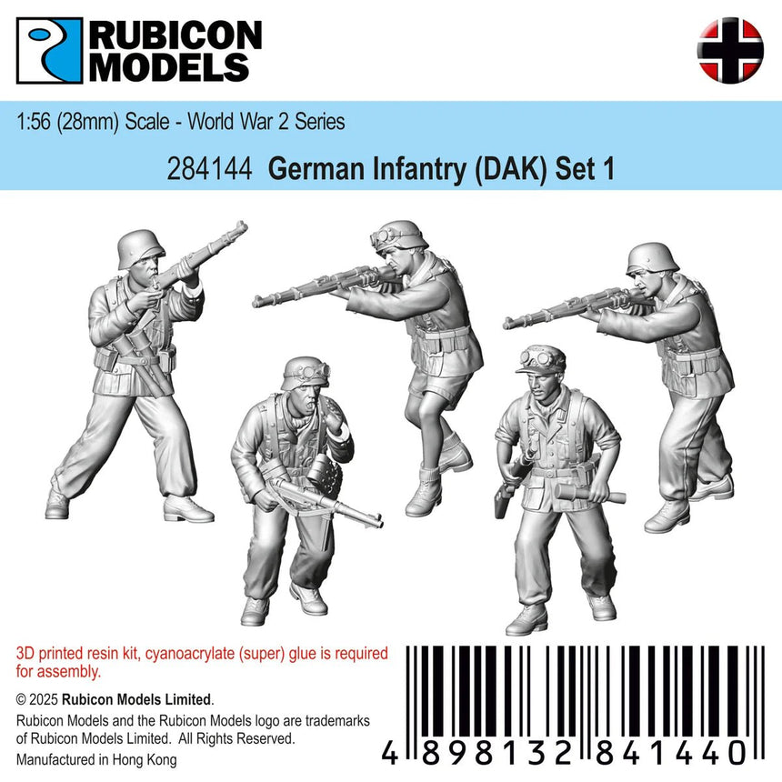 German Infantry (DAK) - Set 1 - Infanterie - Rubicon Models UK Ltd - 284144