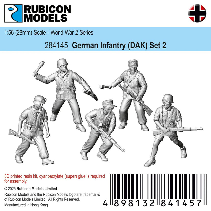German Infantry (DAK) - Set 2 - Infanterie - Rubicon Models UK Ltd - 284145
