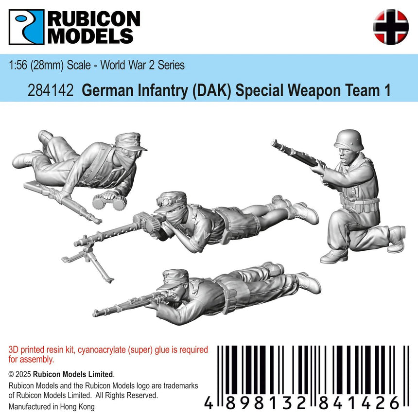 German Infantry (DAK) Special Weapons - Infanterie - Rubicon Models UK Ltd - 284142