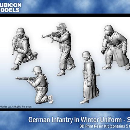 284122 - German Infantry in Winter Uniform - Set 1