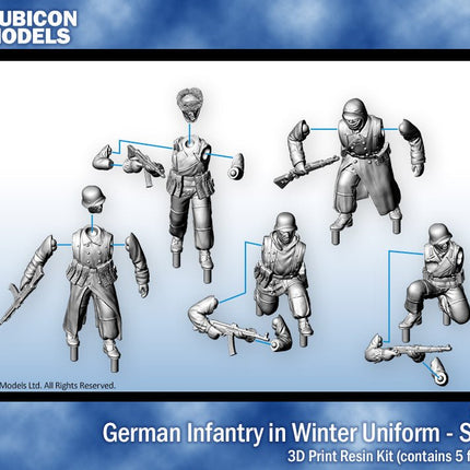 284122 - German Infantry in Winter Uniform - Set 1