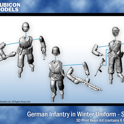 284123 - German Infantry in Winter Uniform - Set 2