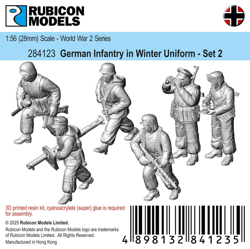 German Infantry in Winter Uniform - Set 2 - Infanterie - Rubicon Models UK Ltd - 284123