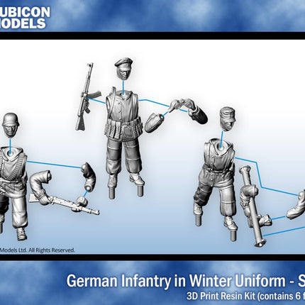 284123 - German Infantry in Winter Uniform - Set 2