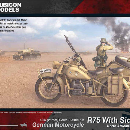 German Motorcycle R75 With Sidecar (DAK) - Fahrzeuge - Rubicon Models UK Ltd - 280052