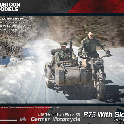 German Motorcycle R75 with Sidecar (ETO) - Fahrzeuge - Rubicon Models UK Ltd - 280051