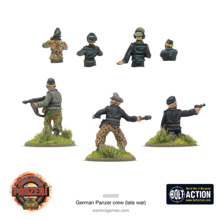 German Panzer Crew (Late War) - Sonder - /Einzelmodelle - Warlord Games - 405002002