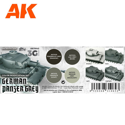 AK Interactive 3rd Gen - Modulation German Panzer Grey 3G