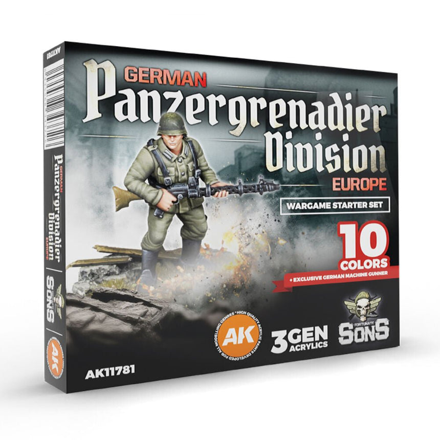 German Panzergrenadier Division Europe - Wargame Farbset