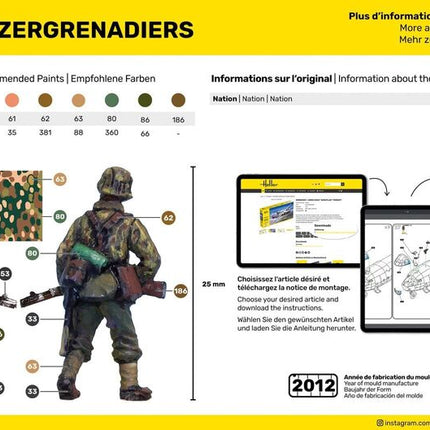 German Panzergrenadiers - Infanterie - Heller - 49606