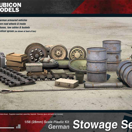 German Stowage Set 1 - Zubehör - Rubicon Models UK Ltd - 280022