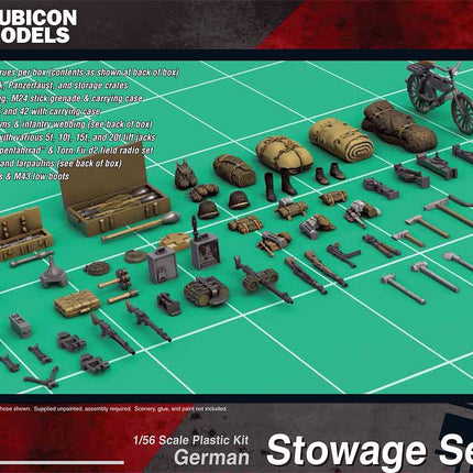 German Stowage Set 2 - Zubehör - Rubicon Models UK Ltd - 280118