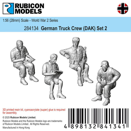 German Truck Crew (DAK) - Set 2 - Sonder - /Einzelmodelle - Rubicon Models UK Ltd - 284134