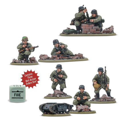 German Veteran Infantry Weapons Teams - Infanterie - Warlord Games - 402412013
