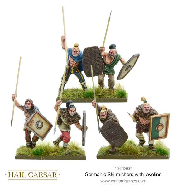 Germanic Skirmishers with Javelins - Infanterie - Warlord Games - 103012002