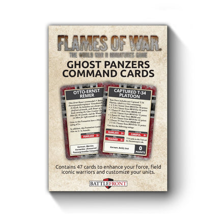Ghost Panzer Command Cards