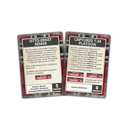 Ghost Panzer Command Cards