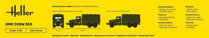 GMC CCKW 353 - Fahrzeuge - Heller - 81121