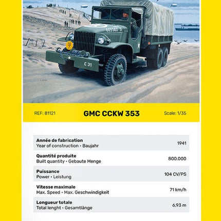 GMC CCKW 353 - Fahrzeuge - Heller - 81121