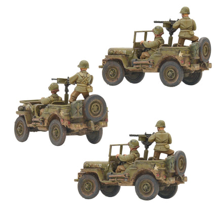 Go Everywhere! US Jeep Armoured Platoon - Fahrzeuge - Warlord Games - 402213006