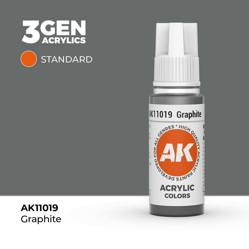 Graphite - 3rd Generation Acrylic (17 ml)
