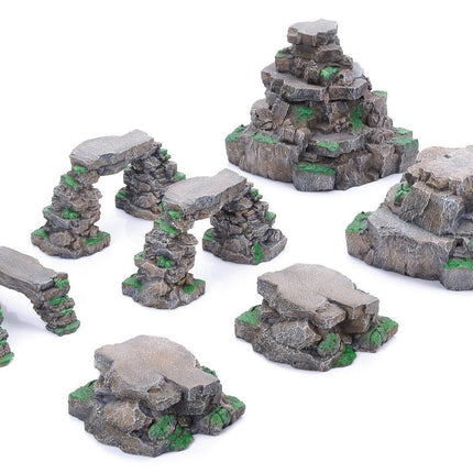Grassy Rocks - Gelände - Gamemat - GRO
