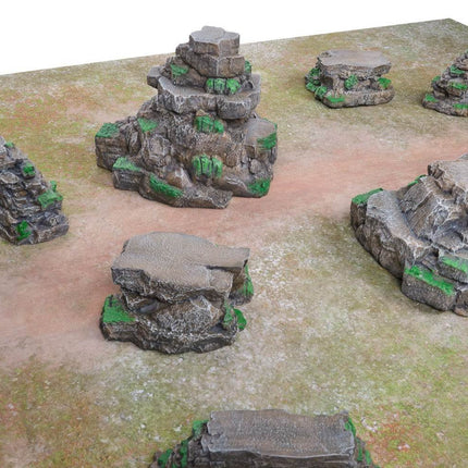 Grassy Rocks - Gelände - Gamemat - GRO