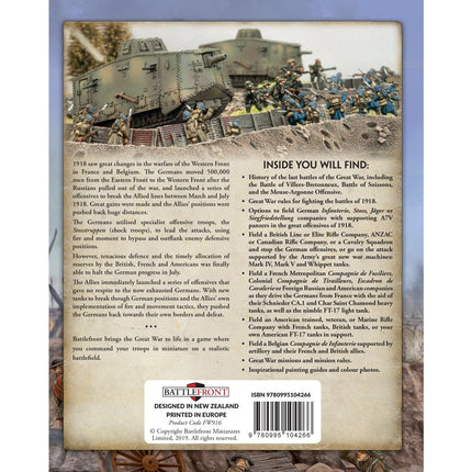 Great War Rulebook