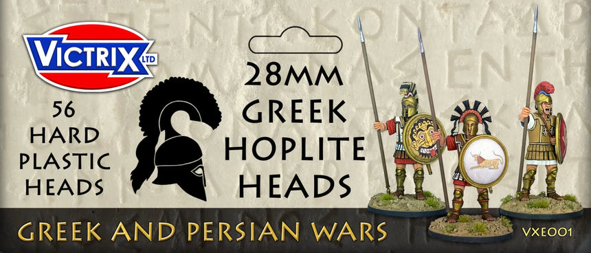 Greek Hoplite Heads x 56 - Zubehör - Victrix - VXE001