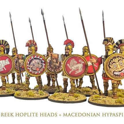 Greek Hoplite Heads x 56 - Zubehör - Victrix - VXE001