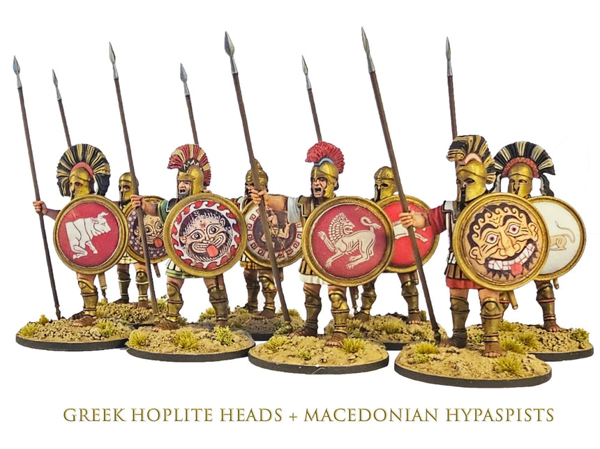 Greek Hoplite Heads x 56 - Zubehör - Victrix - VXE001