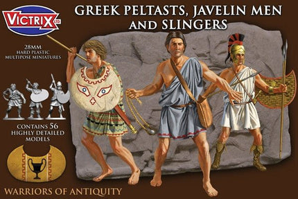 Greek Peltasts, Javelin Men and Slingers - Infanterie - Victrix - VXA006