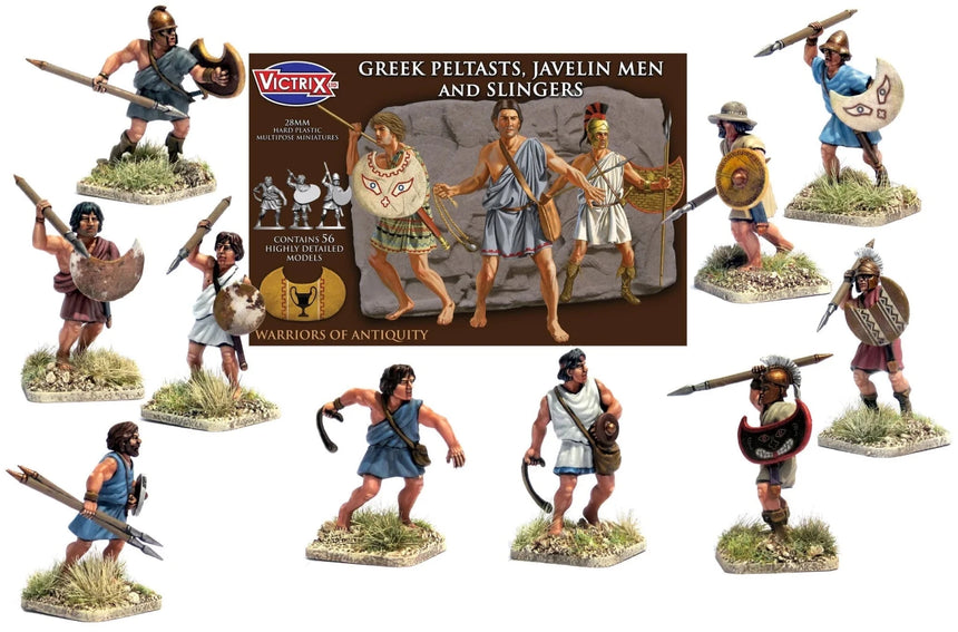 Greek Peltasts, Javelin Men and Slingers - Infanterie - Victrix - VXA006