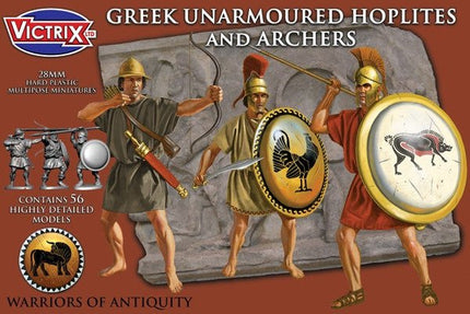 Greek Unarmoured Hoplites and Archers - Infanterie - Victrix - VXA005