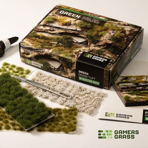 Green Grass Tuft Starter Box - Zubehör - Gamers Grass - GGSB-G