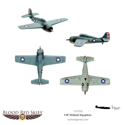 Grumman F4F Wildcat Squadron - Flugzeuge - Warlord Games - 772412050