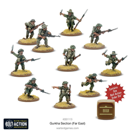 Gurkha Section (Far East) - Infanterie - Warlord Games - 403011115