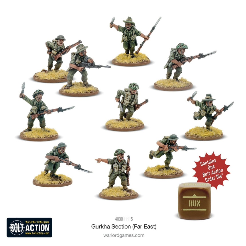Gurkha Section (Far East) - Infanterie - Warlord Games - 403011115