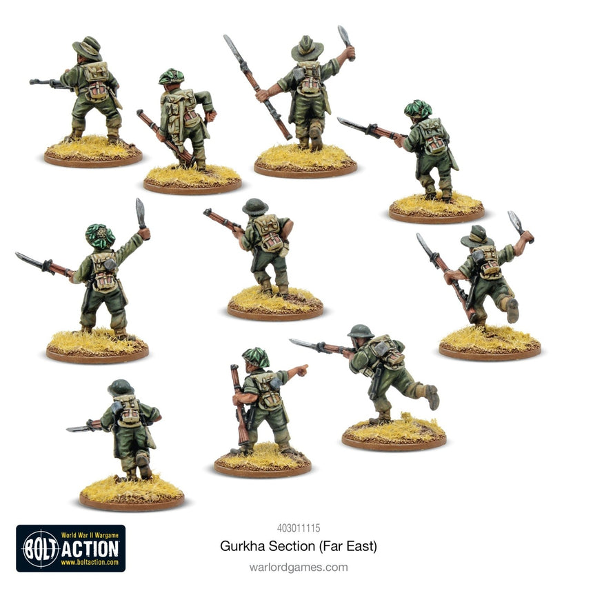 Gurkha Section (Far East) - Infanterie - Warlord Games - 403011115