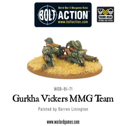 Gurkha Vickers MMG team
