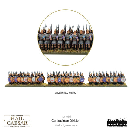 Hail Caesar Epic Battles: Carthaginian Division - Starterarmee - Warlord Games - 112010005