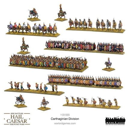 Hail Caesar Epic Battles: Carthaginian Division - Starterarmee - Warlord Games - 112010005