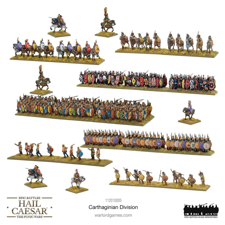 Hail Caesar Epic Battles: Carthaginian Division - Starterarmee - Warlord Games - 112010005